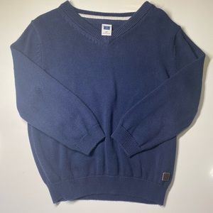 EUC - Janie & Jack Boys Navy V-Neck Sweater - 2T